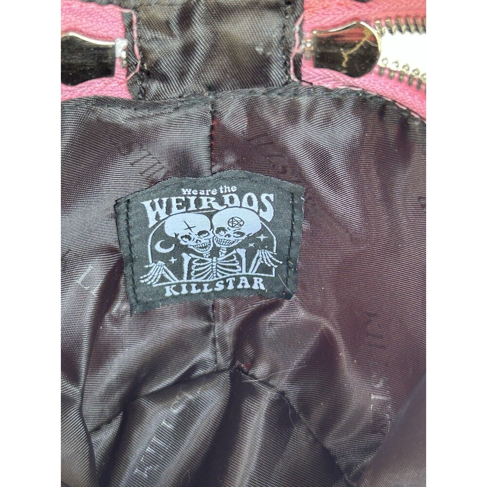 Killstar Grave Digger Pink Skull Handbag Gothic Purse Rare We Are The Weirdos - Picture 11 of 13